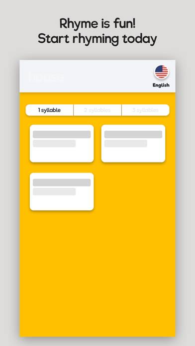 Rhyme Time Captura de pantalla de la aplicación #1