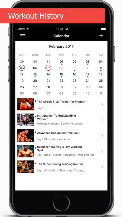 GymApp Pro Workout Log Captura de pantalla de la aplicación #1