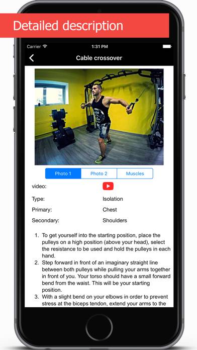 GymApp Pro Workout Log Captura de pantalla de la aplicación