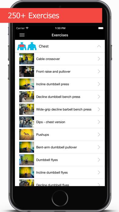 GymApp Pro Workout Log Captura de pantalla de la aplicación #4