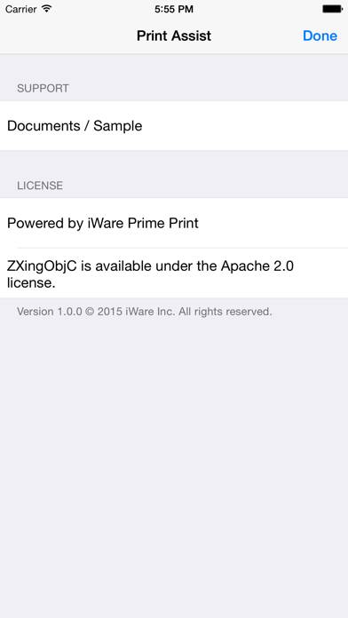 PrintAssist Captura de pantalla de la aplicación