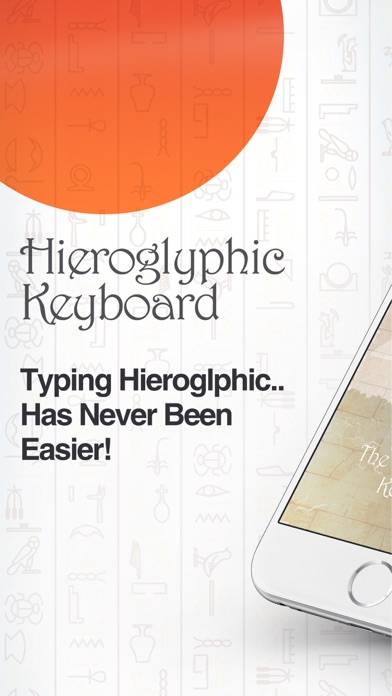 Hieroglyphic Keyboard App-Screenshot #1