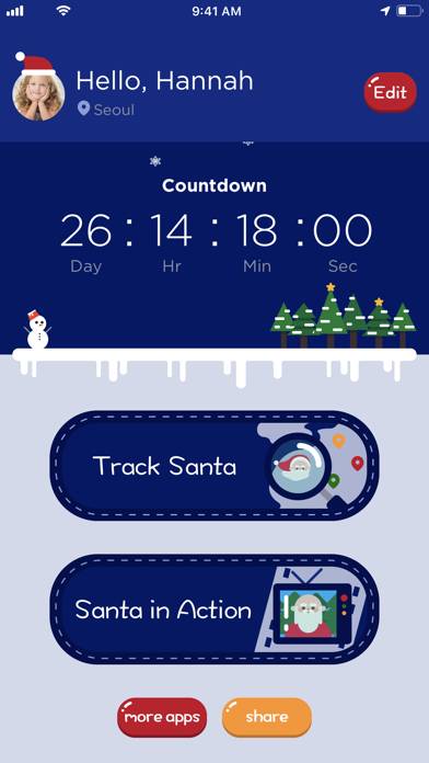 Santa Tracker App screenshot #1