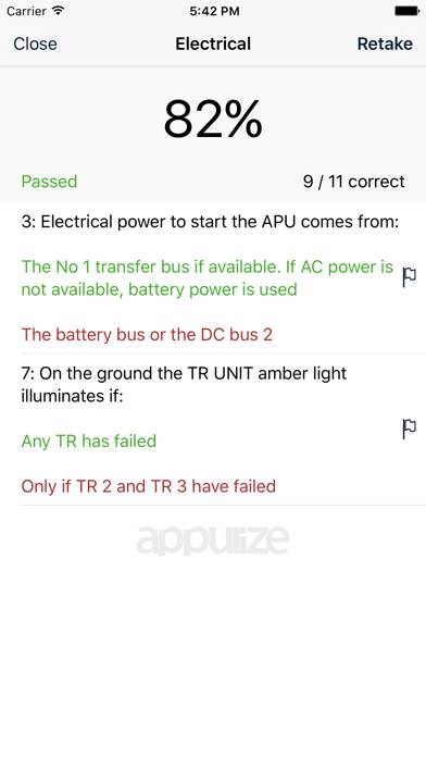 Boeing 737 NG Exam Preparation Schermata dell'app #3