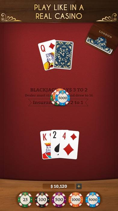 Blackjack ∙ Capture d'écran de l'application #2
