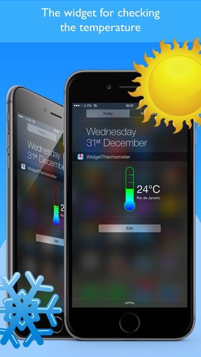 Widget Thermometer Simple App screenshot #2