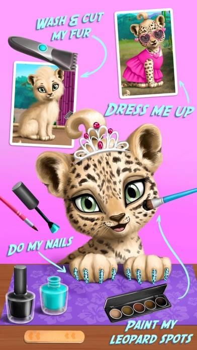Jungle Animal Hair Salon Schermata dell'app #2