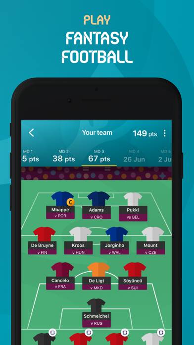 EURO 2024 & Women's EURO 2025 App skärmdump #3