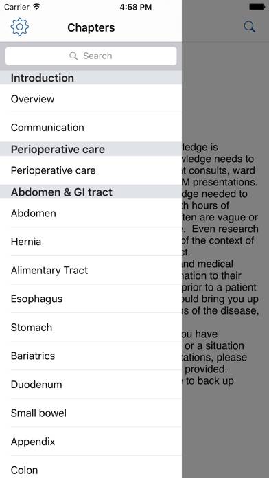 Surgeon's Brain : A General Surgery Reference Companion App screenshot #1