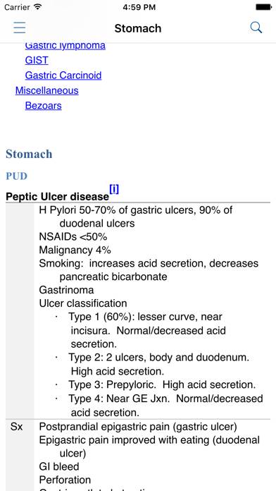 Surgeon's Brain : A General Surgery Reference Companion App screenshot #3