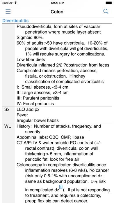 Surgeon's Brain : A General Surgery Reference Companion App screenshot #5