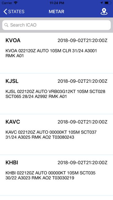 Metar World App screenshot