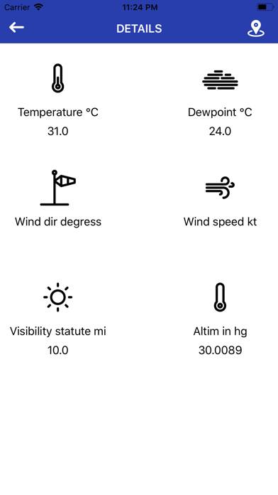 Metar World App screenshot