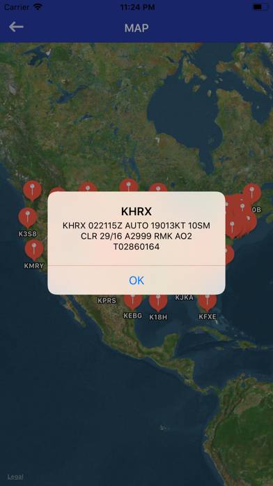 Metar World App screenshot