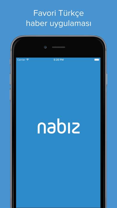 Nabız: Size Özel Anlık Haber App screenshot #1