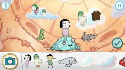 Sarah & Duck The Big Sleepover captura de pantalla del juego