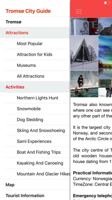 Tromsø City Guide App-Screenshot #2