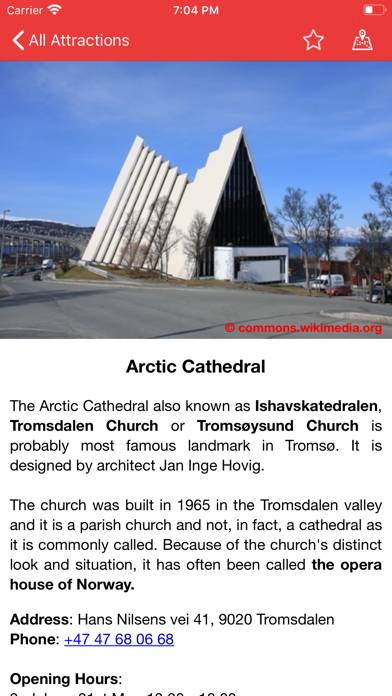 Tromsø City Guide App-Screenshot #4
