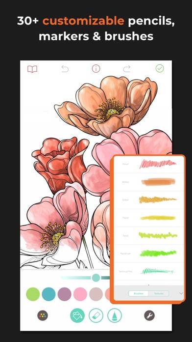Adult Coloring Book Capture d'écran de l'application #3