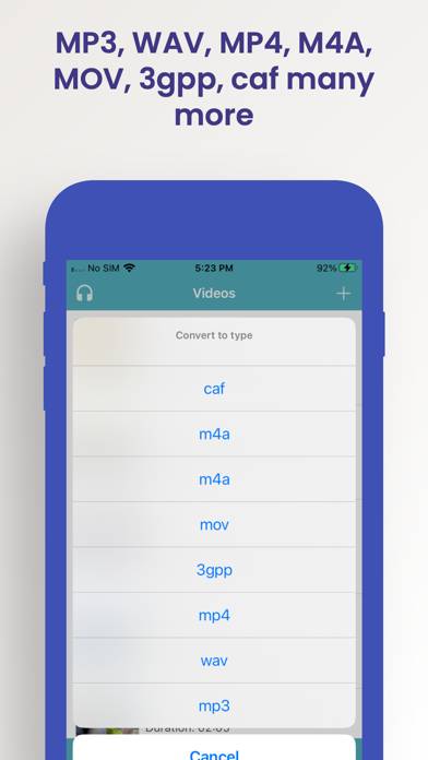 Video to mp3 converter extract App-Screenshot #3