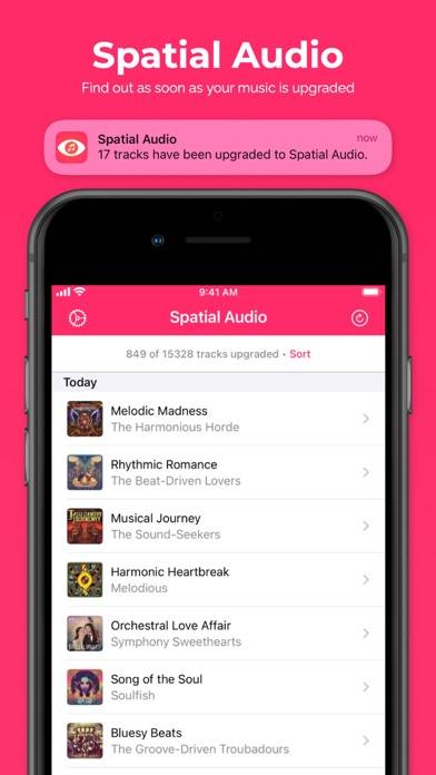 Music Library Tracker Schermata dell'app #1