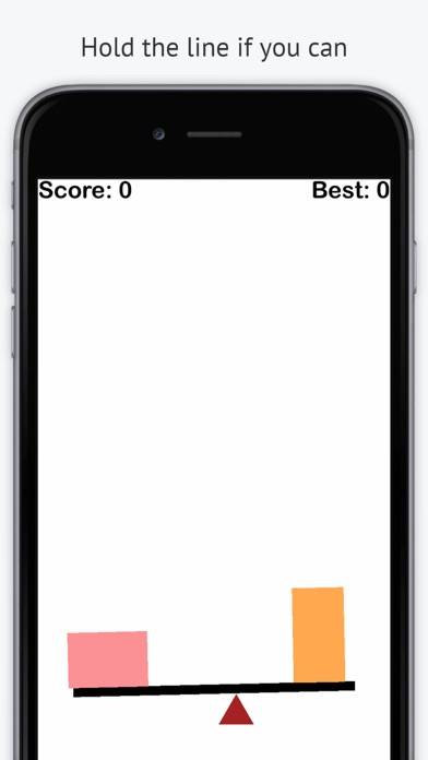 Balance the line game screenshot