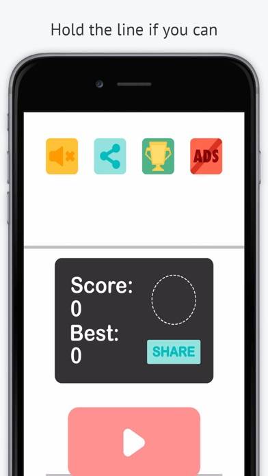 Balance the line game screenshot