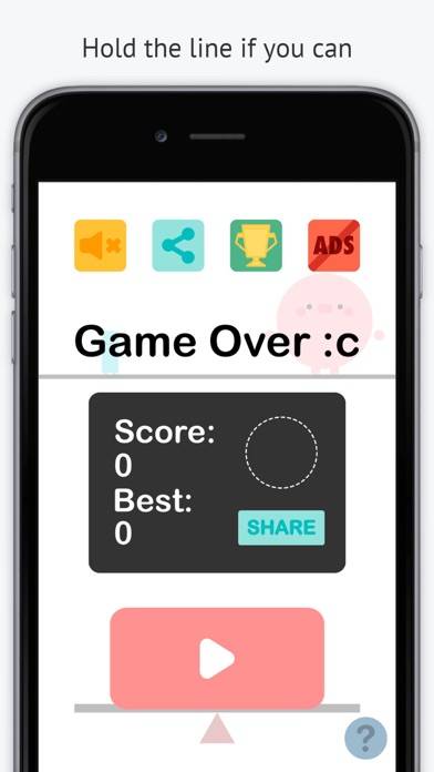 Balance the line game screenshot