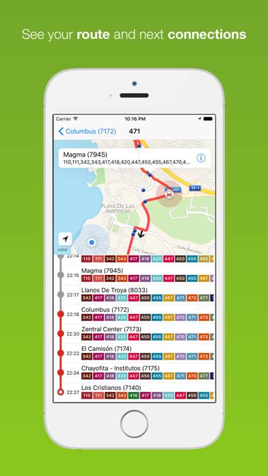 Tenerife Public Transport App-Screenshot #1