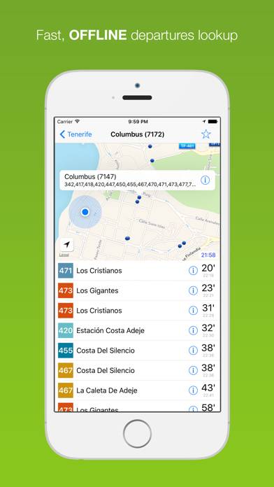 Tenerife Public Transport App-Screenshot #2