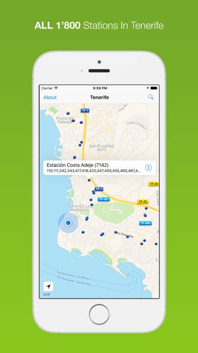 Tenerife Public Transport App skärmdump #4