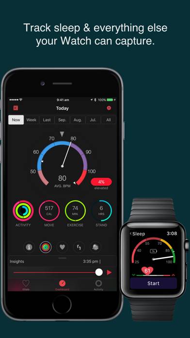 HeartWatch: Heart Rate Tracker App skärmdump #4