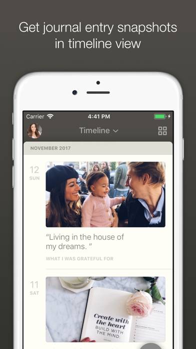 5 Minute Journal: Self-Care Captura de pantalla de la aplicación #2