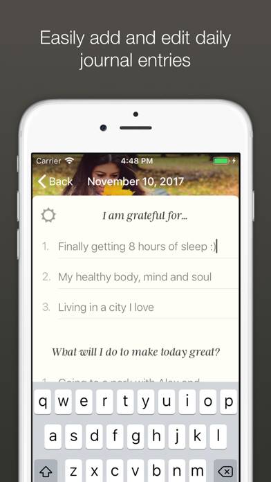 5 Minute Journal: Self-Care Schermata dell'app #3
