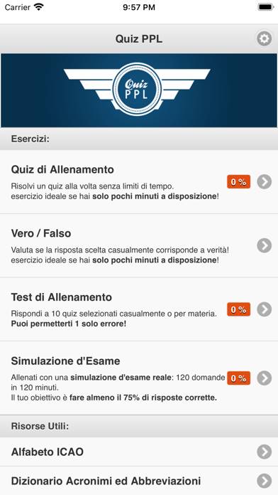 Quiz PPL(A) App screenshot #1