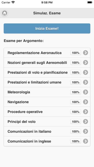 Quiz PPL(A) Italiano Schermata dell'app