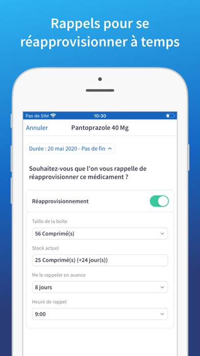 Mediteo rappels de médicaments Capture d'écran de l'application #6