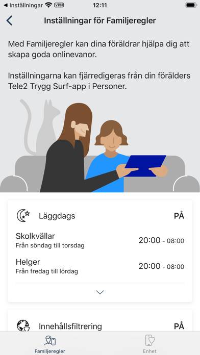 Tele2 Säker App skärmdump