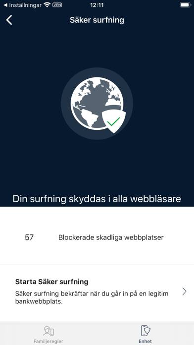 Tele2 Säker App skärmdump