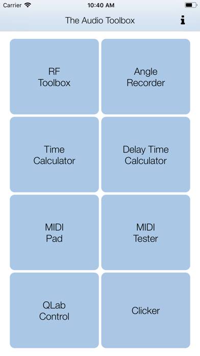 The Audio Toolbox captura de pantalla