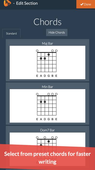 Guitar Notepad Capture d'écran de l'application #6