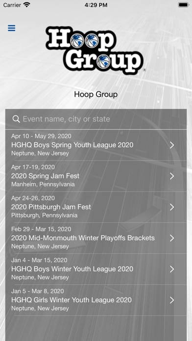 Hoop Group App screenshot #1