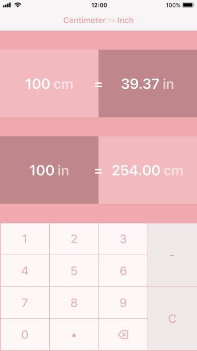 Centimetri in Pollici Schermata dell'app