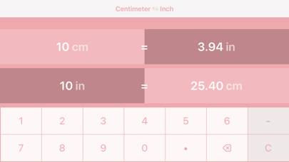 Centimetri in Pollici Schermata dell'app