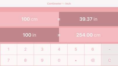 Centimetri in Pollici Schermata dell'app