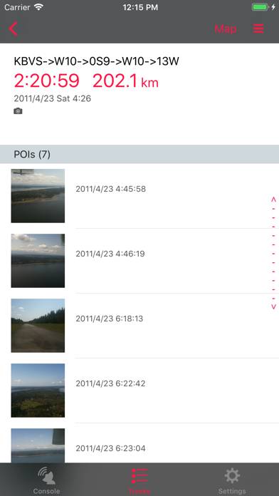GPS-Trk 3 Captura de pantalla de la aplicación