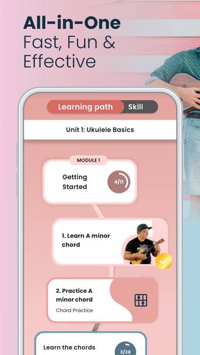 Ukulele Tuner & Lessons: Kala App screenshot