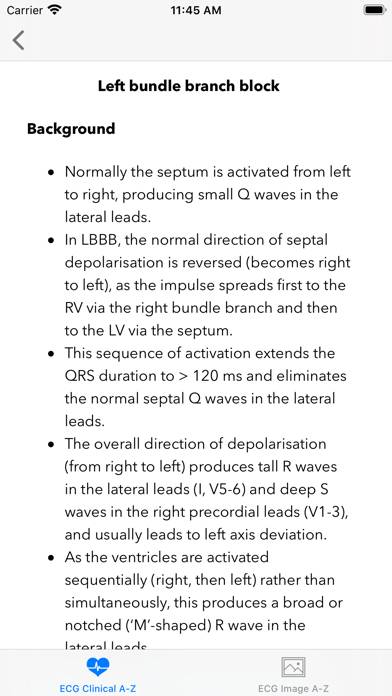 ECG A-Z Pro App screenshot