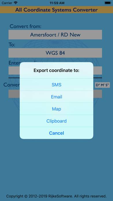 Coordinate Systems Converter App-Screenshot #4