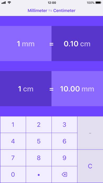 Millimeters to Centimeters Schermata dell'app #1